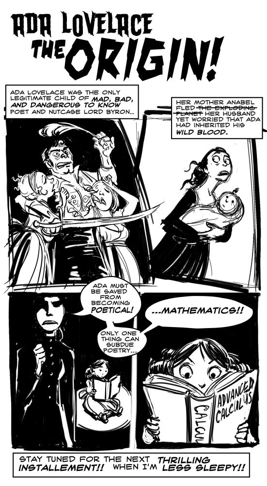 lovelace comic page one